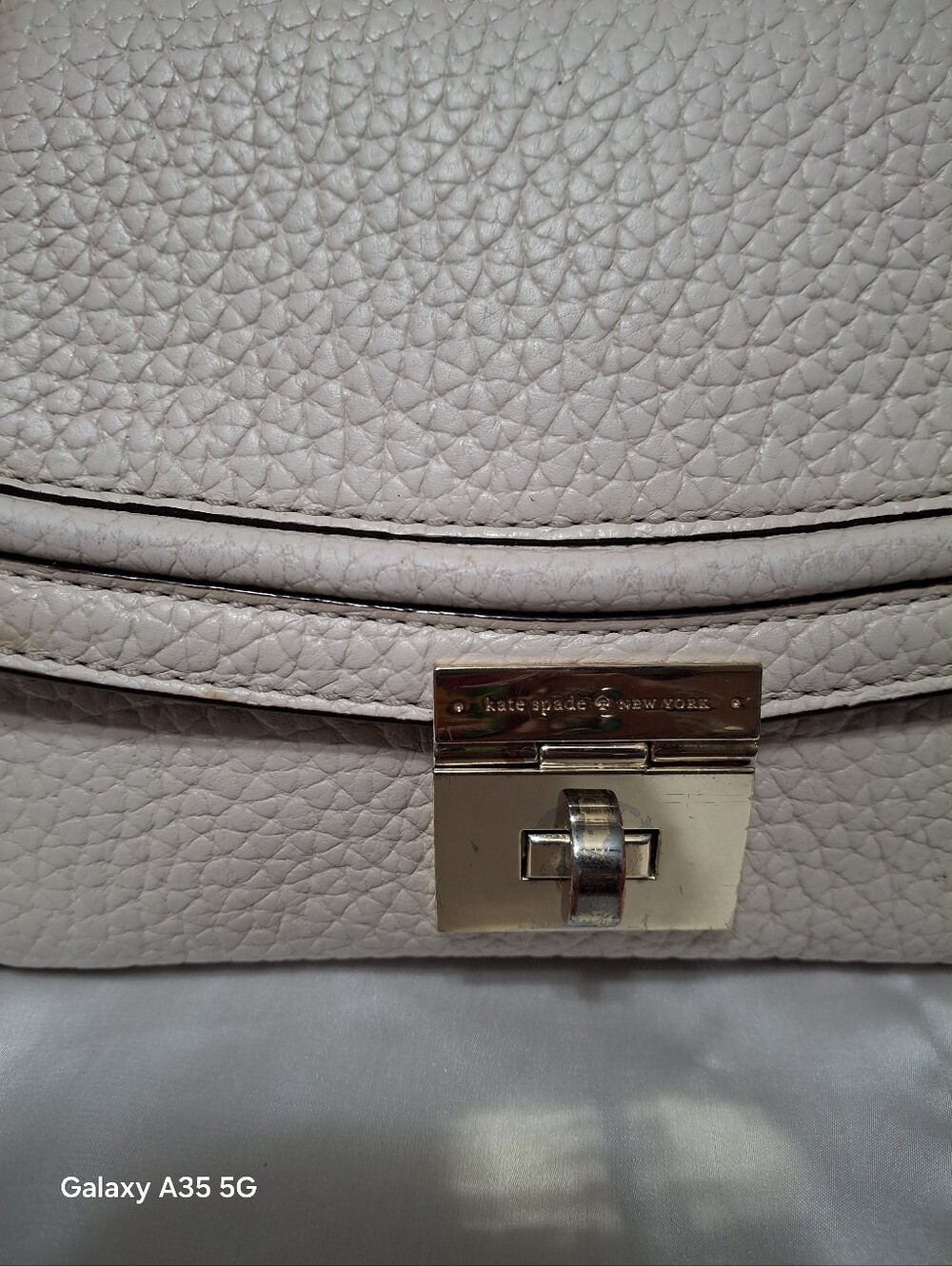 Kate Spade Everett way Merrick crossbody bag in bone 8x6 - Picture 3 of 10